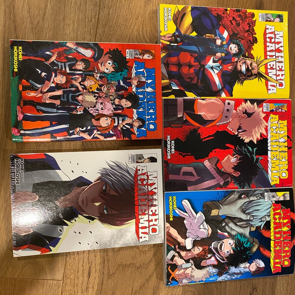 My Hero Academia Manga Set volumes 1-5